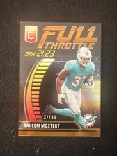 2023 Panini Donruss Elite Football Full Throttle /99 #FT-RM Raheem Mostert Miami