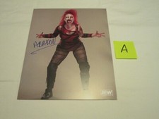 Pro Wrestling Crate Signed Autograph 8X10 Photo Print Abadon AEW A Damaged