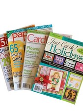 Card Craft Magazines Lot Of 4 Just Cards Card Maker Paper Creations 75 Cards