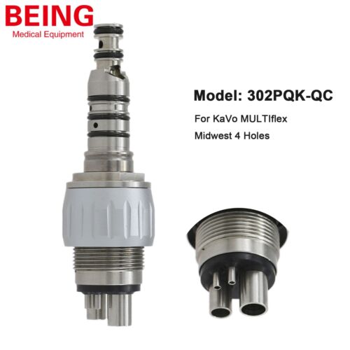 5 BEING Turbina Dental Alta Velocidad Pieza de Mano Estilo KAVO Acoplador MULTIflex 4 Agujeros - Imagen 3 de 24