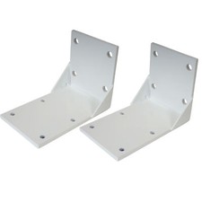 2er-Set Deckenadapter f&uuml;r Kassetten-Markise T122 T123 Deckenhalterung, wei&szlig;