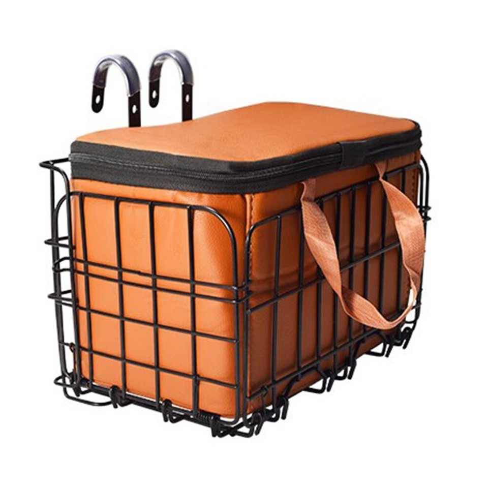 Easy Install Bike Basket with Waterproof Inner Bag for All Weather Use