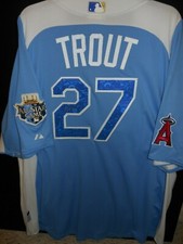 MIKE TROUT SIGNED 2012 ALL STAR JERSEY AUTHENTIC MAJESTIC-L.A. ANGELS OF ANAHEIM