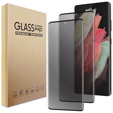 2 Pack 9H Anti-Spy Privacy Premium Tempered Glass Screen Protector For Cellphone