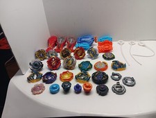 Beyblades LOT Rares Spinners Launchers some Metal Parts- Takara Tomy Collection