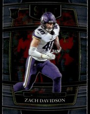 ZACH DAVIDSON 2021 PANINI SELECT CONCOURSE MINNESOTA VIKINGS #95
