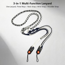 Vintage Braided Camera Strap Adjustable Detachable Wrist Lanyard for Camera