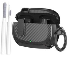 Beats Studio Buds/Studio Buds Case Cover 2021/2023 Men Lock Clip with A-Black