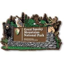 Great Smoky Mountains National Park Sign Magnet by Classic Magnets