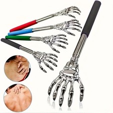 Telescopic Back Scratcher Extendable Stainless Steel Hand Claw Long Reach 59cm