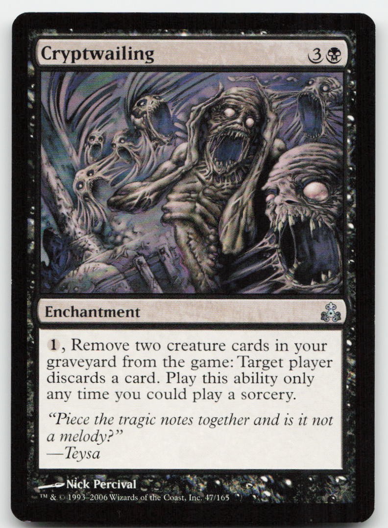 Cryptwailing #47 (LP) Guildpact GPT Magic MTG
