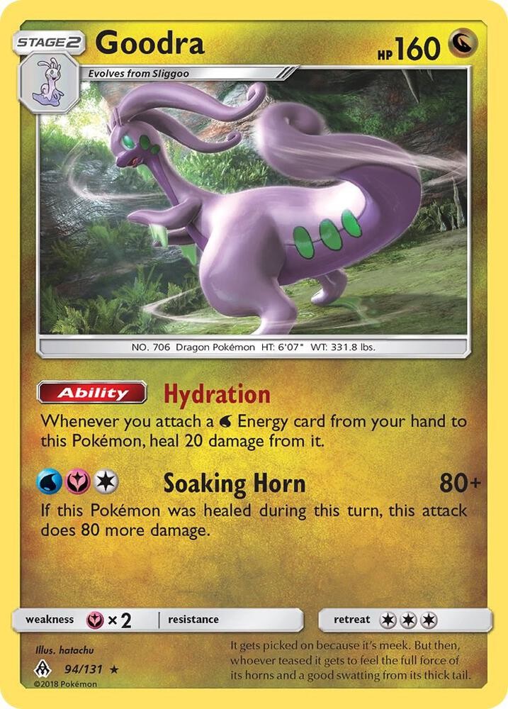 Goodra Holo Rare SM - Forbidden Light 94/131 NM