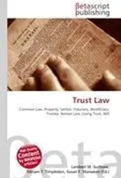 Lambert M. Surhone (U. A.) | Trust Law | Taschenbuch | Englisch (2026)-image