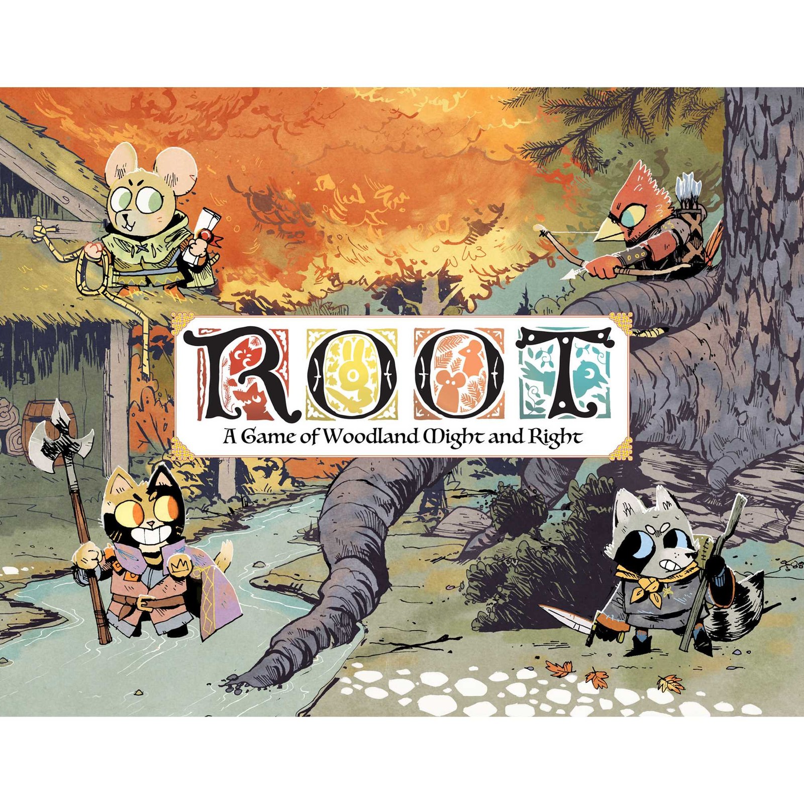 Leder Games   Root: A Game of Woodland Might - Right   Board Game   Ages 10+   2