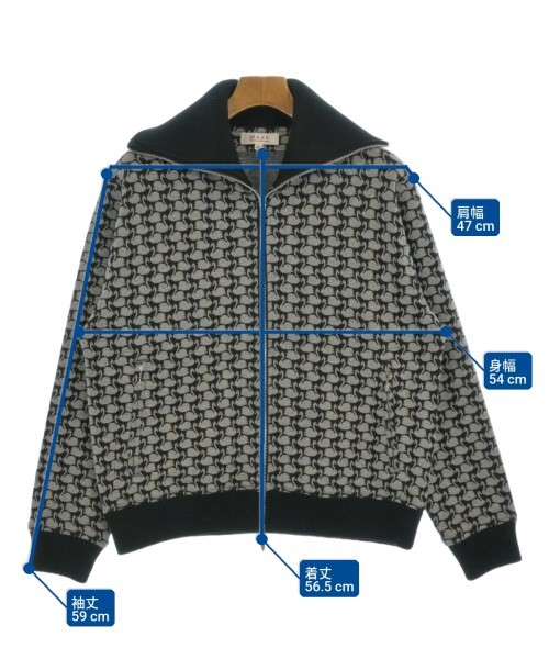 MASU Cardigans GrayxBlack(Patterned) 46(Approx. M… - image 6