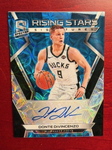 2018 Panini Spectra Auto Rising Stars Signatures Donte DiVincenzo Bucks