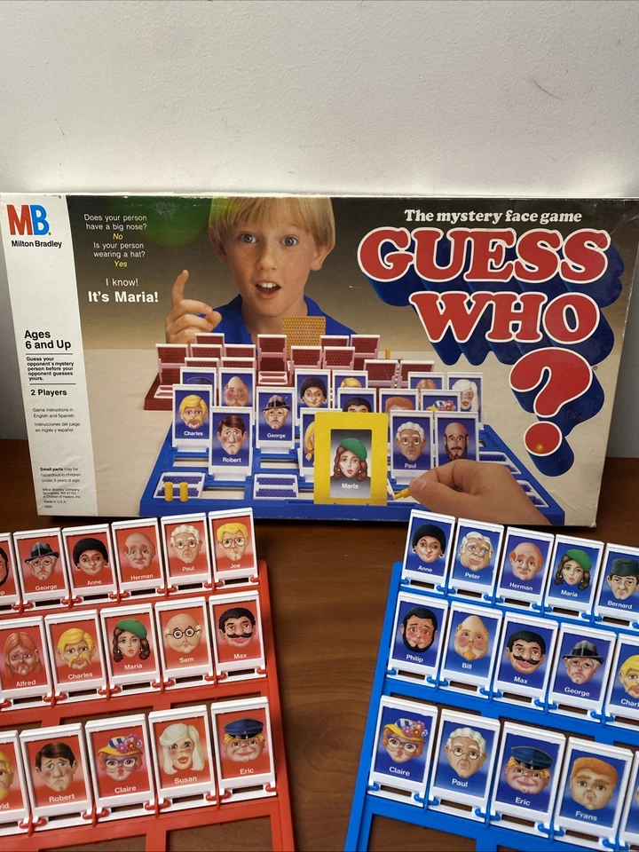 Vintage Guess Who Board Game 1987 Milton Bradley-Good condition. READ - Image 4 of 4