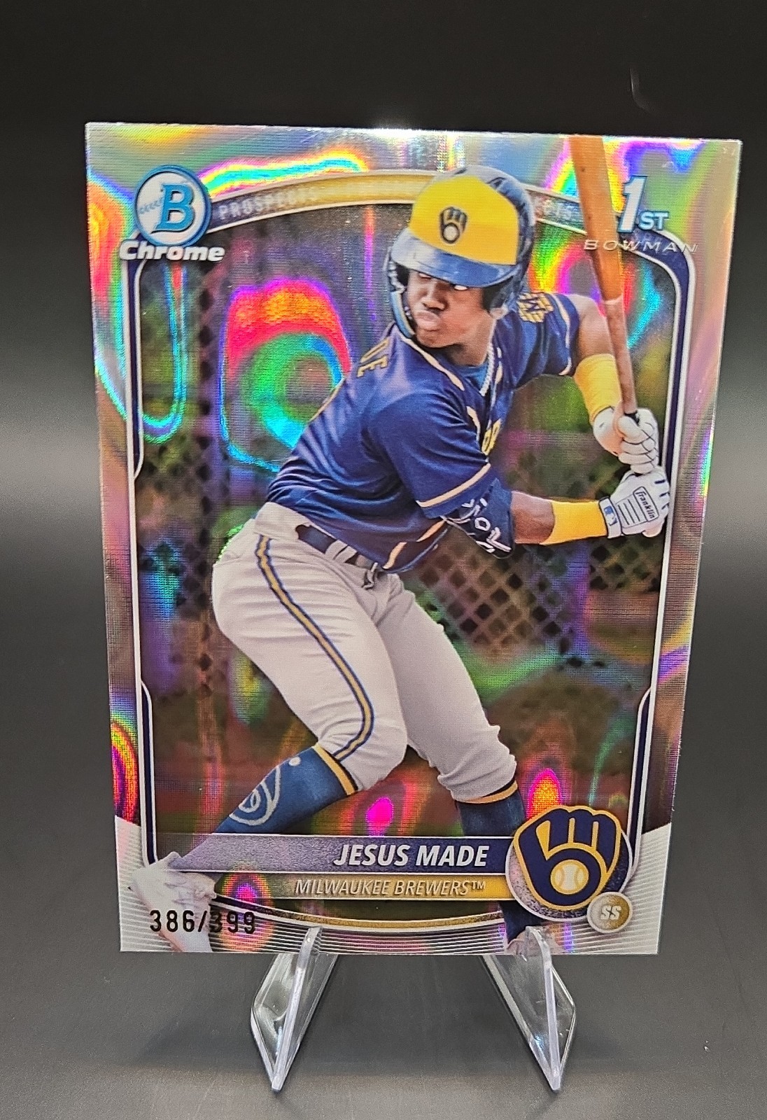 2025 Bowman - Chrome Prospects Jesus Made #BCP-50 Lava Refractor /399 (RC)