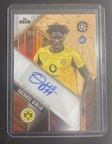 2025-26 Topps UCC Soccer Deco Ousmane Diallo RC Rookie Auto /25
