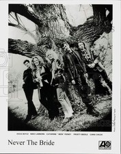 Press Photo Never The Bride Band Members - lrp82909