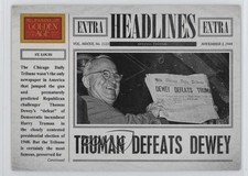 2012 Panini Golden Age Headlines Harry S Truman Harry Truman #5 0hr