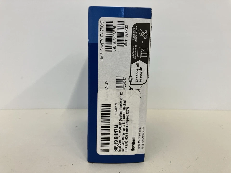 Intel Core i7 12700KF CPU 12 Core 5.0GHz Unlocked LGA1700 No iGPU Gaming - Image 4 of 4