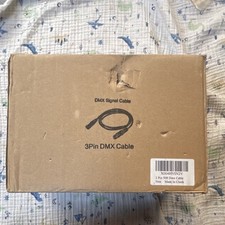 DMX Cable 50ft Black 3-Pin XLR Male to Female 1:1 Signal, 2pcs, MPN X004HVIN2V