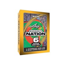 2026 Leaf Baseball Nation Factory Sealed Hobby Box