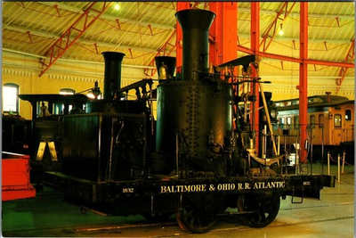 #ad Baltimore amp; Ohio R.R. Atlantic 1832 Postcard $14.99