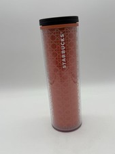 Starbucks Original Peach Geometric Lines 16 Oz Sip Tumbler