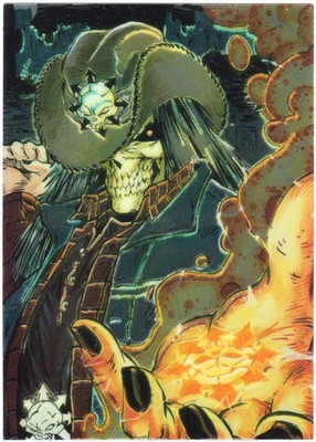 Evil Ernie Glow in the Dark Chromium Card #92 Bedlam Chaos Comics 1995