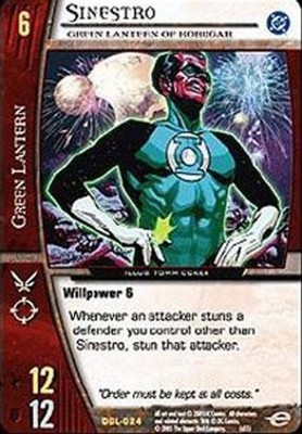 Sinestro, Green Lantern of Korugar - FOIL - Green Lantern Corps - FOIL - Vs