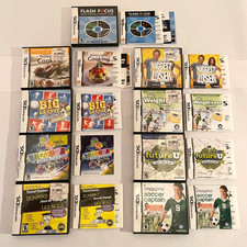 Nintendo DS Game Cases Only Lot Of 9 Empty Cases Most With Manuals/Instructions