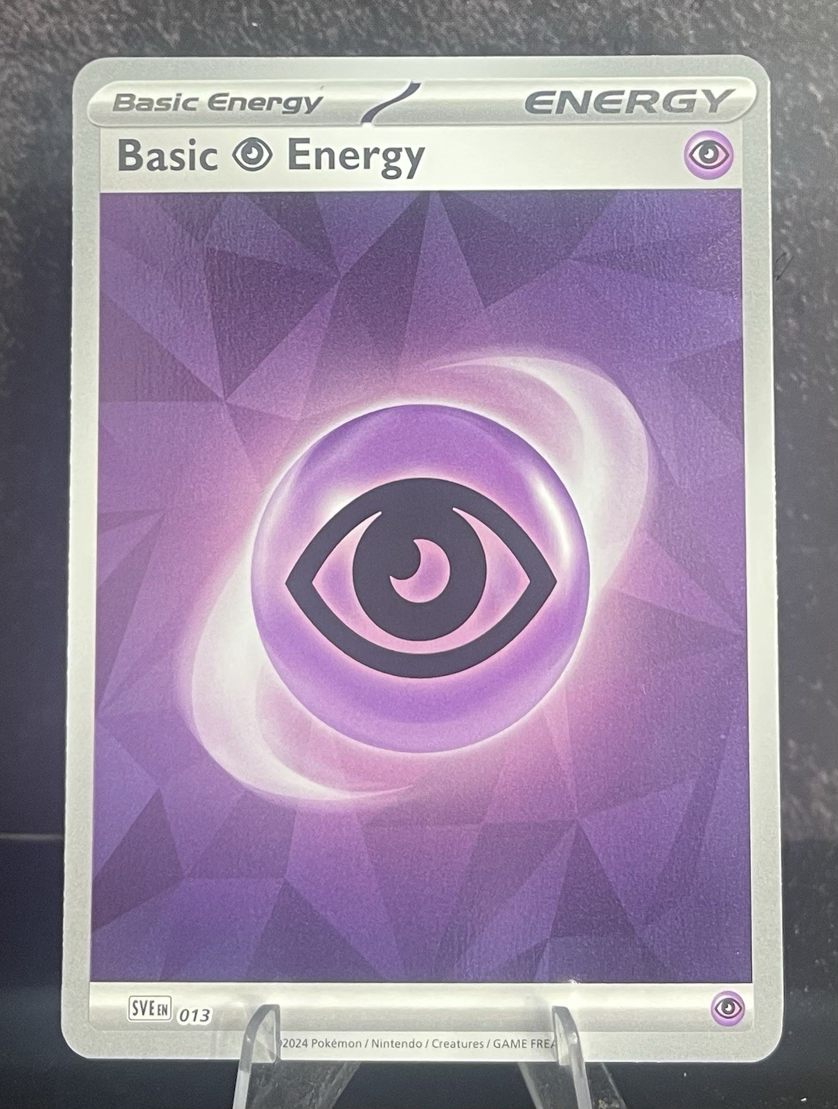 Pokemon TCG Basic Psychic Energy Holo Scarlet & Violet #13
