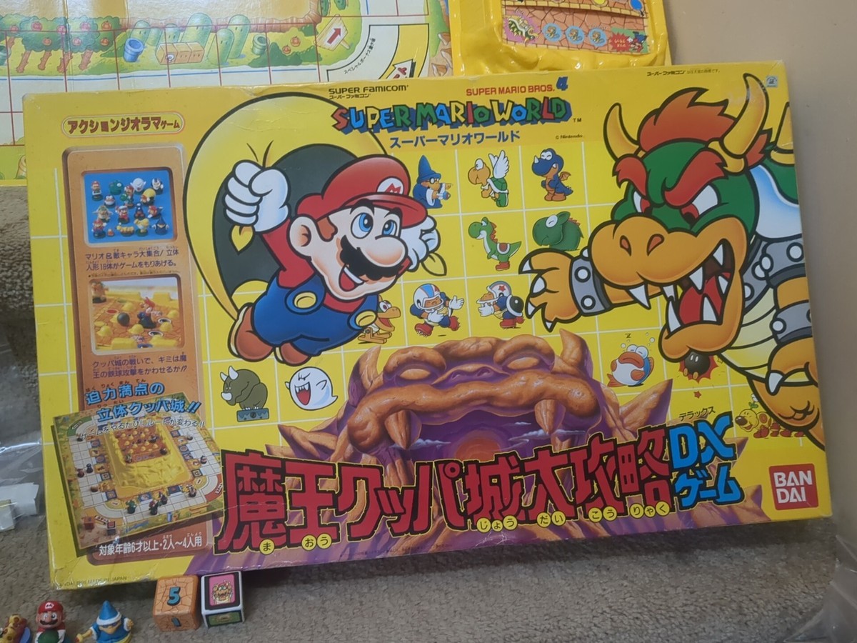 Rare Super Mario World Keshi Figures Set Japan Nintendo 1991 Prize