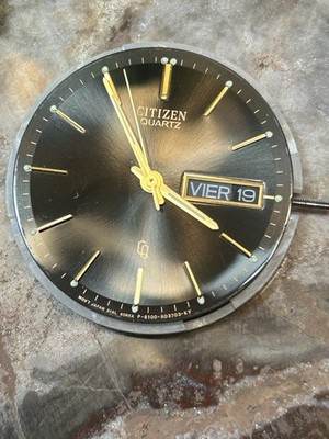 Mint Vintage Citizen CQ Quartz Watch Dial And Hands