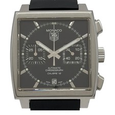 TAG Heuer Monaco Caliber 12 Chronograph CAW2110 Black #593