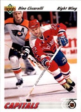 Dino Ciccarelli 1991-92 Upper Deck French #276 Washington Capitals