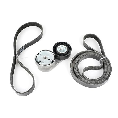 Tykick Serpentine Belt Tensioner Idler Pulley Kit for Maserati Ghibli Levante