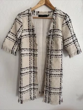 House of Harlow 1960 x REVOLVE XS Parker Tweed Fringed Dress Tailored To Jacket