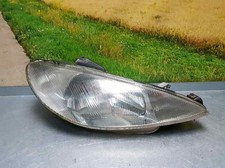 9640559480 4076837 Right Headlight PEUGEOT 206 BERLINA X-LINE 1998