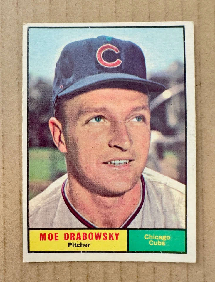 1961 Topps лот из 5: Kline, Drabowski, Nuxall, James, Bright, EX/EX+ - Изображение 2 из 4