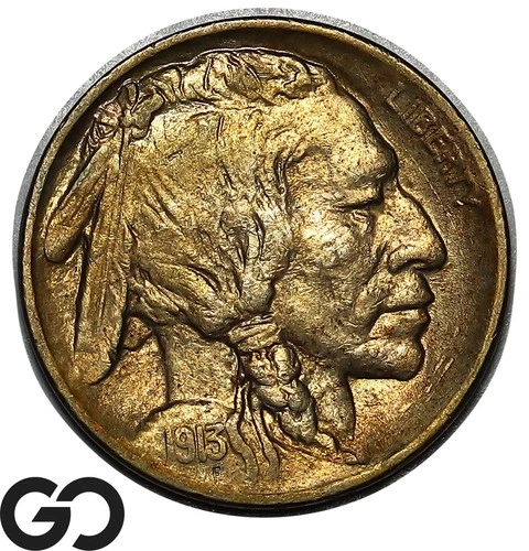 1913 Buffalo Nickel, Type 1, Gem BU++