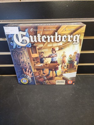 Gutenberg Board Game  New In Box