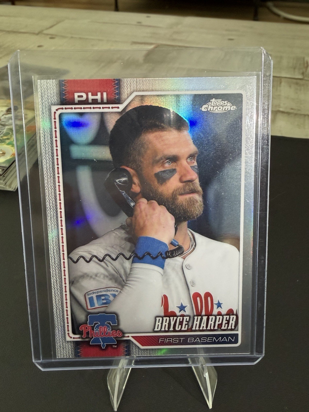 Topps Chrome 2026 Bryce Harper #224 Image Variation SP Phillies MLB