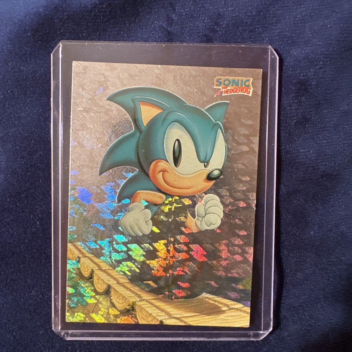 SONIC THE HEDGEHOG FOIL PRISM CARD #3 OF 6 NM/MINT 1993 TOPPS | eBay