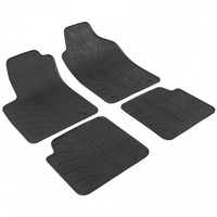 Gummi-FußMatten Fiat 500 2007-2024 Gledring Passgenau Auto Set