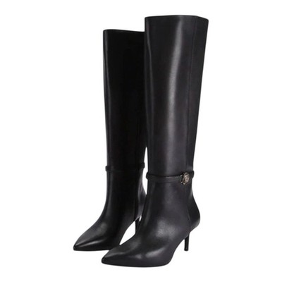 NWT KURT GEIGER London Black Kensington Flexi Leather Boots Sz