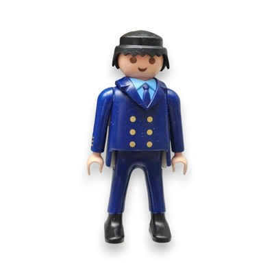 Playmobil Figur Mann Zugschaffner Schaffner Zugbegleiter Eisenbahn