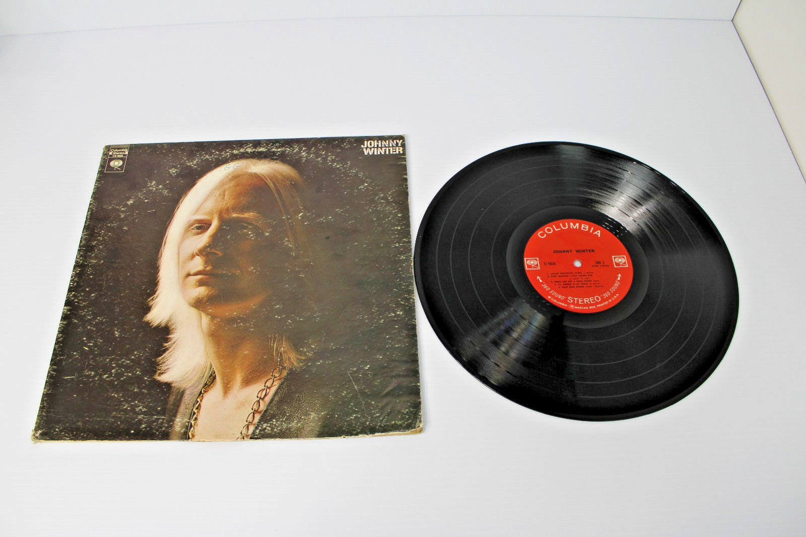Johnny Winter Vinyl LP Stereo 1969 Columbia CS 9826 Tommy Shannon Willie Dixon thumbnail 2